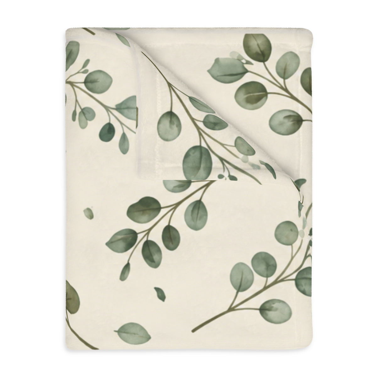 Botanical Eucalyptus Leaf Blanket
