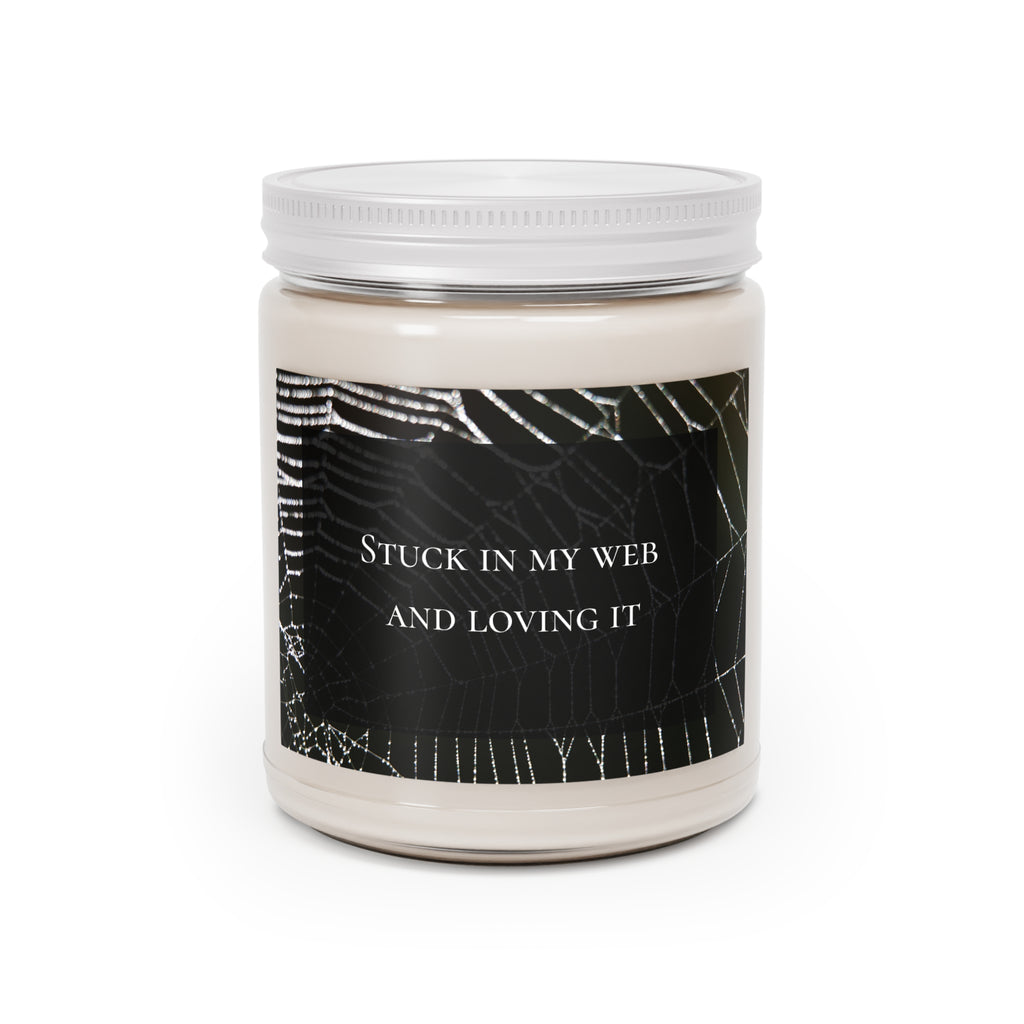 Soy Candle"Stuck in My Web and Loving It" (9oz)