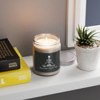 Meditating Skeleton Zen the F*ck Out Scented Soy Candle