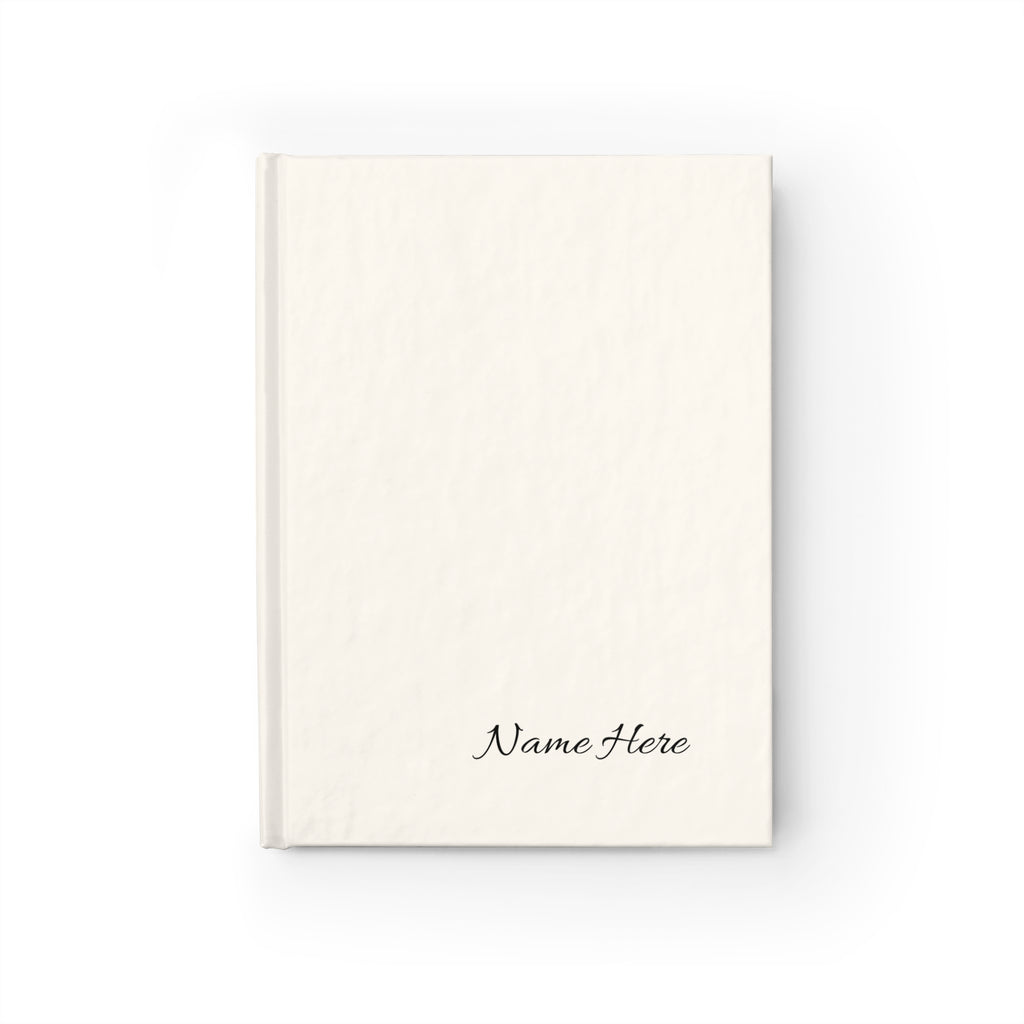 Personalized Ruled Journal – Minimalist Daily Writing Notebook