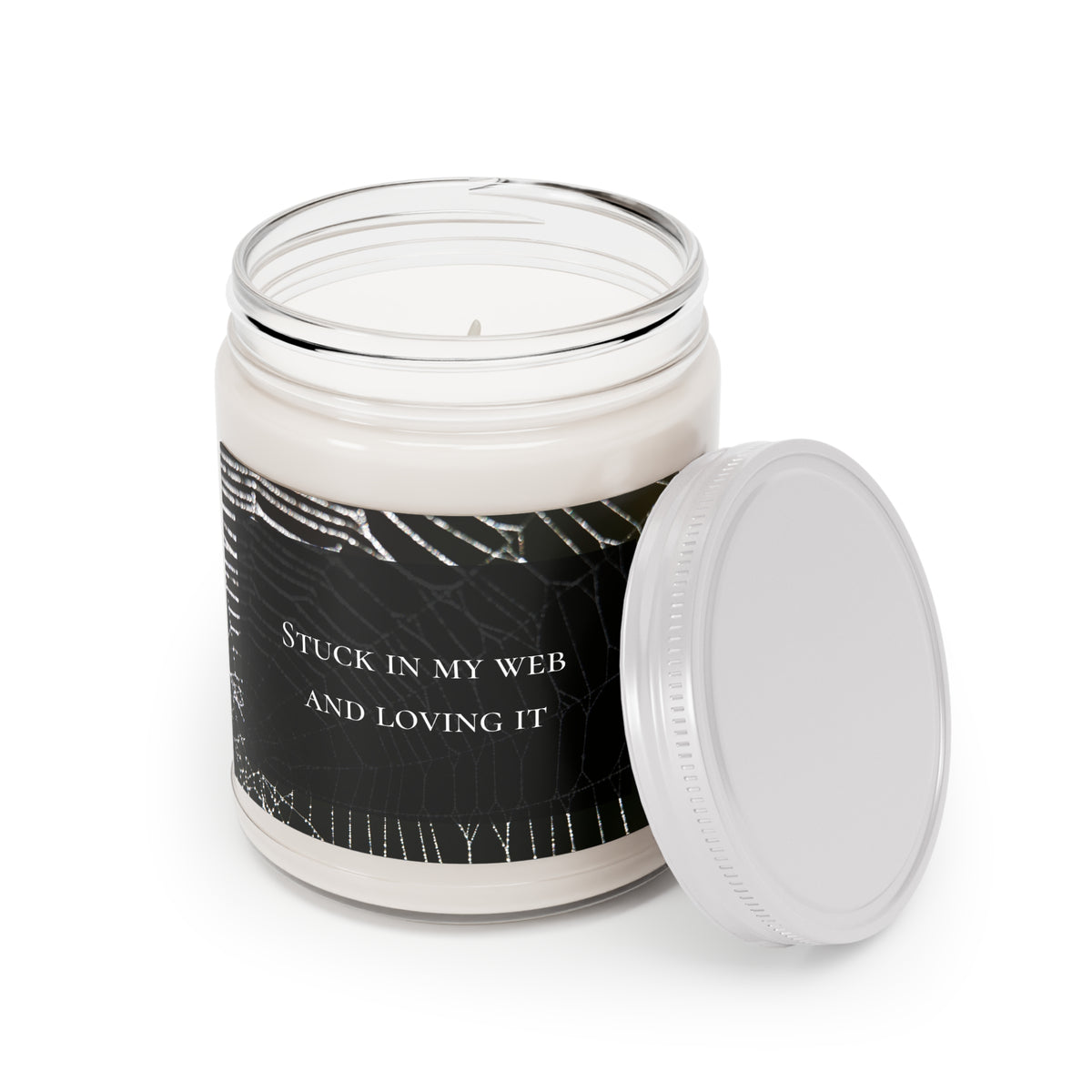Soy Candle"Stuck in My Web and Loving It" (9oz)