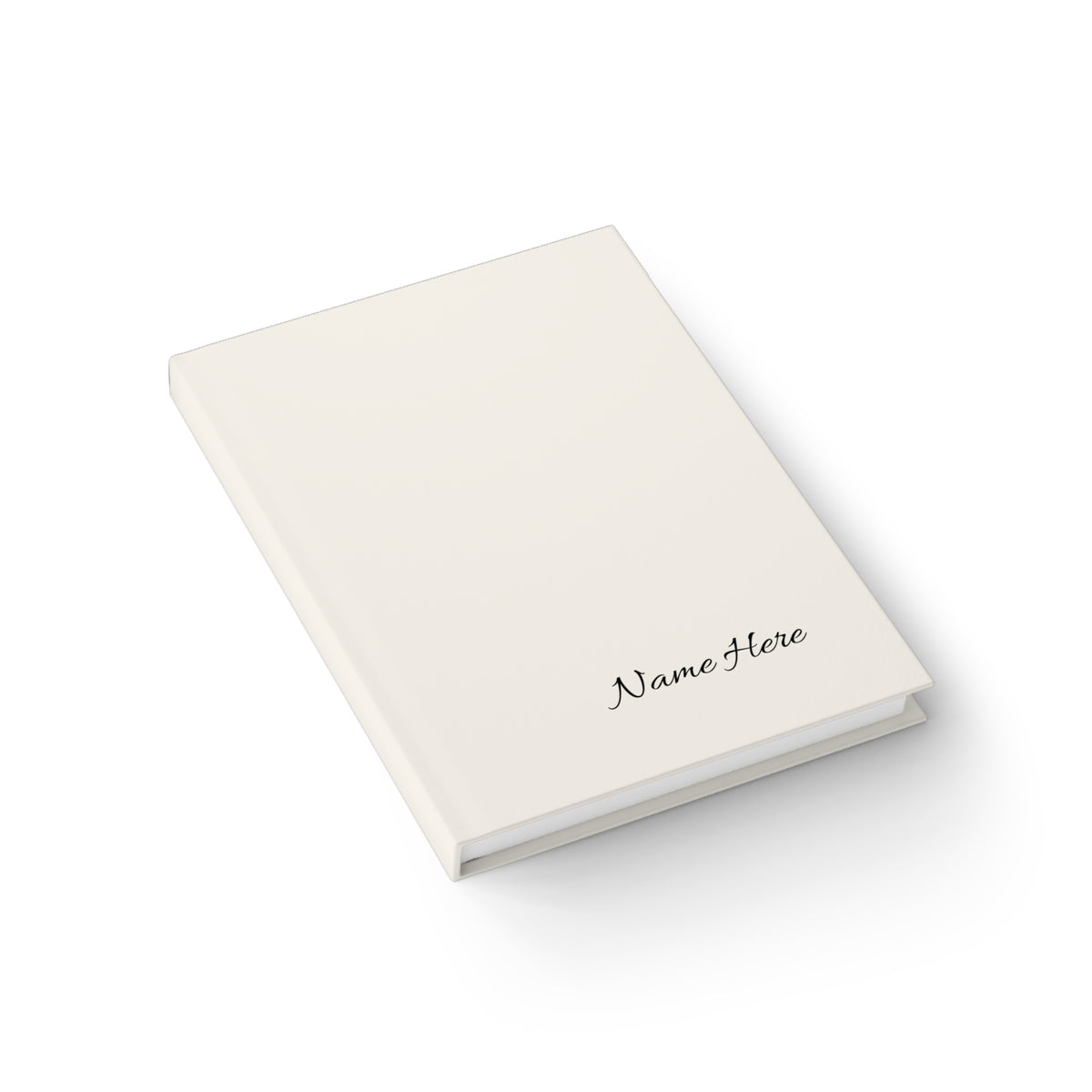 Personalized Ruled Journal – Minimalist Daily Writing Notebook