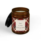 Calm Collection Plaid Scented Soy Candle