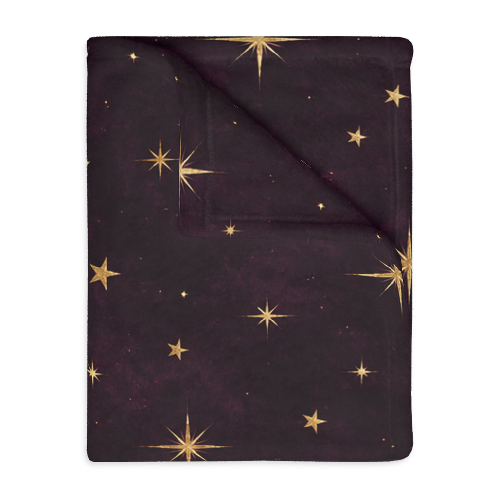 Starry Night Velveteen Blanket