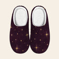 Starry Night Plush House Slippers