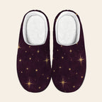 Starry Night Plush House Slippers